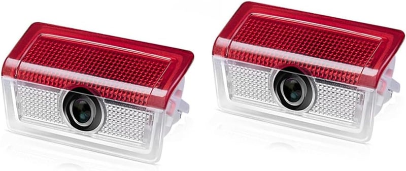 LOUEI 2pc Car Door LED Logo Projector Lights, Welcome Shadow Lamp, Automotive Step Light Compatible with 2014-2020 C W205 A W176 B E W212 W213 ML W166 GLA GLB GLC GLE GLS. (W205) - Image 1